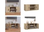 Mobile Tv Vidaxl Rovere Sonoma 100X35X40 Cm Materiale A Base Di Legno - Mobile Tv - Mobili Tv - Porta Tv