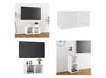 Mobile Tv Vidaxl Bianco 72X35X36,5 Cm Materiale A Base Di Legno - Mobile Tv - Mobili Tv - Mobile Tv - Mobile Tv