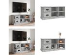 Mobile Tv Vidaxl Grigio Cemento 102X35,5X47,5 Cm Materiale Legno - Mobile Tv - Mobile Tv - Mobile Tv - Supporto Tv