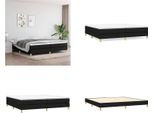 Vidaxl Letto Boxspring Nero 200X200 Cm In Tessuto - Letto Boxspring - Boxspringbetten - Bett - SchlafzimmermöBel