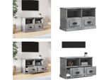 Mobile Tv Vidaxl Grigio Cemento 80X35X50 Cm Materiale A Base Di Legno - Mobile Tv - Mobile Tv - Mobile Tv - Supporto Tv