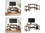 Vidaxl Mobile Tv Marrone Aspetto Rovere 117X35X52 Cm Materiale A Base Di Legno - Mobile Tv - Mobile Tv - Mobili Tv - Porta Tv