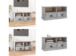 Mobile Tv Vidaxl Grigio Cemento 93X35,5X45 Cm Materiale A Base Di Legno - Mobile Tv - Mobile Tv - Mobile Tv - Supporto Tv