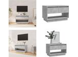 Vidaxl Mobile Tv Grigio Cemento 70X41X44 Cm In Legno - Mobile Tv - Mobile Tv - Mobiletto Tv - Mobiletto Basso - Mobiletto Stereo