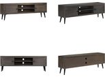 Vidaxl Mobile Tv In Legno Massiccio Di Mango 140 X 30 X 45 Cm - Mobile Tv - Mobile Tv - Porta Tv - Porta Tv