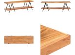Vidaxl Mobile Tv 160X40X50 Cm In Legno Massiccio Di Acacia - Mobile Tv - Mobile Tv - Mobile Tv In Legno - Mobili Tv In Legno