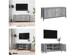 Vidaxl Mobile Tv Con Ante Grigio Sonoma 102X35X45 Cm In Legno - Mobile Tv - Mobili Tv - Mobili Tv - Porta Tv