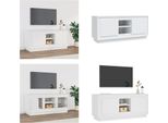 Vidaxl Mobile Tv Bianco 102X35X45 Cm In Legno - Mobile Tv - Mobili Tv - Mobili Tv - Porta Tv
