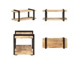 Vidaxl Mobile Tv 90X40X40 Cm Legno Di Mango Grezzo - Mobile Tv - Mobili Tv - Mobile Tv In Legno - Mobili Tv In Legno