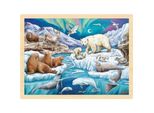 Goki Puzzle In Legno Notte Polare 96 Pezzi