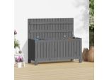 Vidaxl Cassapanca Da Giardino Grigia 108X42,5X54 Cm In Legno Di Pino Massiccio - Cassapanca Da Giardino - Cassapanca Da Giardino - Cassetta Da Giardino - Cassetta Da Giardino