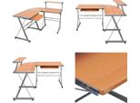Vidaxl Scrivania Angolare Per Computer Marrone 132X112X99 Cm In Legno - Scrivania Per Computer - Tavoli Da Computer - Scrivania Da Gioco - Scrivania Angolare