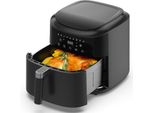 Friggitrice Ad Aria 9L Grande Capacità｜9 Programmi Preimpostati｜2350W Alta Potenza｜Circolazione Aria Calda 360°｜Schermo Touch Led
