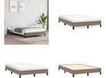 Vidaxl Struttura Letto Taupe 120X200 Cm In Tessuto - Struttura Letto - Cornici Letto - Struttura Letto - Letto