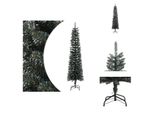 Vidaxl Albero Di Natale Artificiale Con Supporto Verde Slim 210 Cm Pvc - Alberi Di Natale
