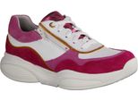 Xsensible SWX11 Scarpa Da Donna Con Lacci, Plantare Estraibile, Pelle, Magenta Combi - Scarpe Da Donna, Scarpe Comode Con Lacci, Multicolori, Pelle