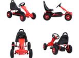 Vidaxl Go Kart A Pedali Con Pneumatici Rossi - Go-Kart A Pedali - Go-Kart A Pedali - Go-Kart A Pedali - Go-Kart A Pedali
