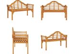 Vidaxl Panca Da Giardino 125 Cm In Legno Massiccio Di Acacia - Panca Da Giardino - Panca Da Giardino In Legno - Panca Da Giardino In Legno Massiccio