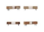 Vidaxl Mobile Tv 140×30×40 Cm In Legno Massiccio Di Acacia - Mobile Tv - Mobile Tv - Mobili Tv - Mobili Tv