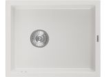 Mexen Pedro Lavello In Granito 1-Vascello 560 X 460 Mm, Bianco, Sifone Cromato - 6508561000-20