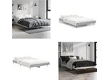 Vidaxl Struttura Letto Grey Sonoma 120X190 Cm Materiale A Base Di Legno - Struttura Letto - Cornici Letto - Struttura Letto - Letto