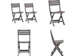 Vidaxl Sedie Da Giardino Pieghevoli 2 Pz. Plastica Moka - Sedia Da Giardino - Sedie Da Giardino - Sedia Pieghevole - Sedie Pieghevoli