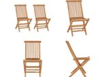 Vidaxl Sedie Da Giardino Pieghevoli 2 Pz. Legno Massiccio Di Teak - Sedia Da Pranzo Da Giardino - Sedie Da Giardino - Sedia Da Giardino - Sedie Da Giardino