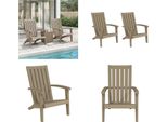 Vidaxl Sedie Da Giardino A Sdraio 2 Pz. Polipropilene Marrone Chiaro - Sedia Da Giardino Adirondack - Sedie Da Giardino Adirondack - Sedie Da Giardino Adirondack - Sedia Da Giardino Adirondack - Sedia Da Giardino
