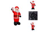 Babbo Natale Gonfiabile 120 Cm - Luci Di Natale