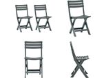 Vidaxl Sedia Da Giardino Pieghevole 2 Pz. Plastica Verde - Sedia Da Giardino - Sedie Da Giardino - Sedia Pieghevole - Sedie Pieghevoli