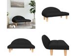 Vidaxl Letto Per Cani Nero 70X52X30 Cm In Tessuto - Letto Per Cani - Letti Per Cani - Divano Per Cani - Divano Per Animali Domestici