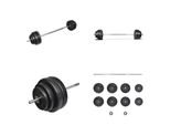 Vidaxl Barbell Con Set Di Pesi 60 Kg - Barbell - Barbell - Barbell Set - Barbell Set