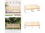 Vidaxl Panca Da Giardino 203,5X48X91,5 Cm In Legno Di Pino Massiccio - Panca Da Giardino - Panche Da Giardino - Seduta Da Giardino - Panca Da Esterno