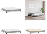 Vidaxl Struttura Letto Grigio Chiaro 180×200 Cm In Tessuto - Struttura Letto - Cornici Letto - Struttura Letto - Letto