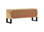 Vidaxl Mobile Tv 110X30X45 Cm Legno Di Mango Grezzo - Mobile Tv - Mobili Tv - Mobili Tv - Mobili Tv