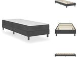 Vidaxl Struttura Letto Boxspring In Tessuto Grigio 90X200 Cm - Letti E Strutture Letto