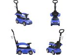 Vidaxl Auto Scorrevole Mercedes Benz C63 Blu - Auto Scorrevole - Auto Scorrevole - Auto Per Bambini - Auto Per Bambini