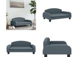 Vidaxl Letto Per Cani Grigio Scuro 70X45X30 Cm In Tessuto - Letto Per Cani - Letti Per Cani - Divano Per Cani - Divano Per Animali Domestici