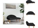 Vidaxl Letto Per Cani Nero 70X52X30 Cm In Tessuto - Letti Per Cani