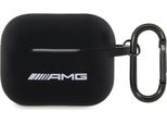 Amg Amap2Rbk Cover Airpods Pro 2 (2022/2023) Nero/Nero Silicone Logo Bianco