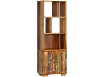 Vidaxl Libreria 60X35X180 Cm In Legno Massiccio Antico - Libreria - Scaffale - Scaffale - Scaffali