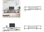 Vidaxl Mobile Tv Grey Sonoma 201X35X45 Cm Materiale A Base Di Legno E Ferro - Mobile Tv - Mobili Tv - Porta Tv - Mobili Tv