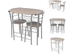 Vidaxl Tavolo Da Colazione Bar Set Mdf - Gruppi Da Pranzo