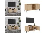 Vidaxl Mobile Tv Con Gambe In Metallo Rovere Sonoma 103,5X35X50 Cm - Mobile Tv - Mobili Tv - Credenza - Credenze