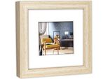 Cornice Zep Niki Naturale 20X20 Cm Con Passe-Partout 15X15 Cm