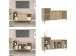 Mobile Tv Vidaxl Rovere Sonoma 100X35X55 Cm Materiale A Base Di Legno - Mobile Tv - Mobili Tv - Porta Tv
