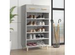 Vidaxl Scarpiera Grigio Sonoma 60X35X105 Cm Materiale A Base Di Legno - Scarpiera - Ripiani Per Scarpe - Armadietto Per Scarpe - Armadietto Per Scarpe