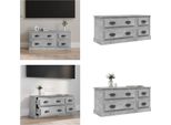 Vidaxl Mobile Tv Grigio Cemento 100X35,5X45 Cm Materiale A Base Di Legno - Mobile Tv - Mobile Tv - Mobili Tv - Porta Tv