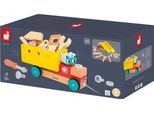 Camion In Legno Janod Da Costruzione Brico'kids - Con Accessori Per Attrezzi