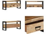 Vidaxl Mobile Tv 100X30X45 Cm In Legno Massiccio Di Mango - Mobile Tv - Mobili Tv - Mobili Tv - Mobili Tv